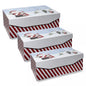 Gift Box Magnetic Set Of 3 Santa