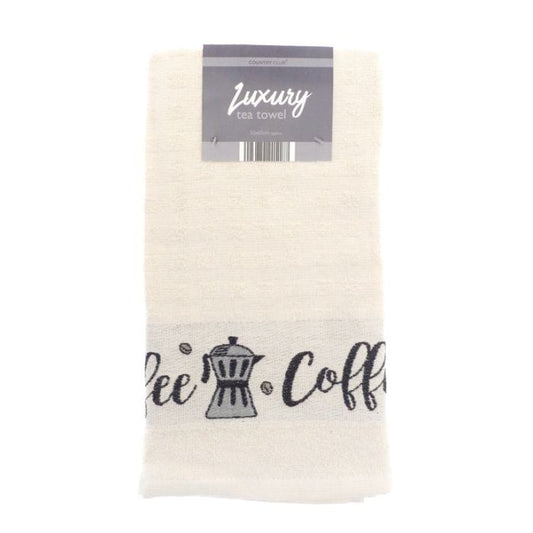Country Club Jacquard Border Kitchen Towel