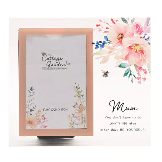 The Cottage Garden Glass Photo Frame - Mum