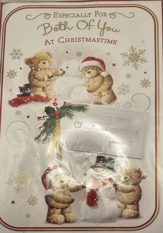 especiall for  both of you at christmastime  large card