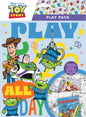 Toy Story Play Pack, Colouring Pad, Mini Colouring Pad, 4 Colouring Pencils and a Door Hanger.