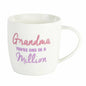 "Grandma You're One In A Million" Mug - hanrattycraftsgifts.co.uk
