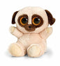 Keel Toys SF0445 15 cm Animotsu Pug Plush Toy - hanrattycraftsgifts.co.uk