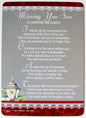 Son Grave Card - Christmas Memorial Grave Card