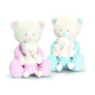 keel 25cm baby bear in onesie suit with teddy pink
