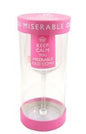 Wine Glass ~ Novelty Drinking Glass ~ KEEP CALM YOU MISERABLE OLD COW! - hanrattycraftsgifts.co.uk