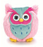 10 cm médaillon rond en peluche en peluche Chouette Volume Big Eyes Comprend Sac - hanrattycraftsgifts.co.uk