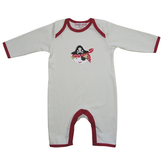 BABY Boy PIRATE Powellcraft Soft Cotton Onesie Jumpsuit Romper boys 0-6 - hanrattycraftsgifts.co.uk