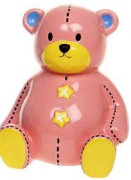 Pink Teddy Money box - hanrattycraftsgifts.co.uk