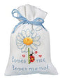 Loves Me Potpourri Bag - Cross Stitch Kit - hanrattycraftsgifts.co.uk