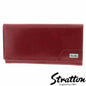 Ladies Large Soft Red 100% Genuine Leather Purse - hanrattycraftsgifts.co.uk