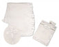 Baby White Fleece & Christening Blanket with Cross - hanrattycraftsgifts.co.uk