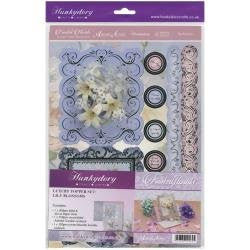 Frosted Florals Adorable Scorable Luxury Topper Set A4-Lily Blossoms - hanrattycraftsgifts.co.uk