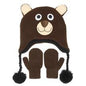 Nuzzles Hat and Mittens - Bear small - hanrattycraftsgifts.co.uk