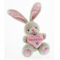 Bebunni Rabbit Medium Sitting with Heart 16 cms - Daughter - hanrattycraftsgifts.co.uk