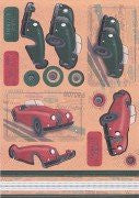papercraft toppers retro sports - hanrattycraftsgifts.co.uk