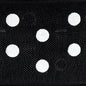 CLUB GREEN Organza Pull Bow Ribbon with Spots, Black, 33-Piece - hanrattycraftsgifts.co.uk