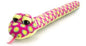 Keel Toys 100cm Sparkle Eyes Pink & Green Snake Soft Toy - hanrattycraftsgifts.co.uk