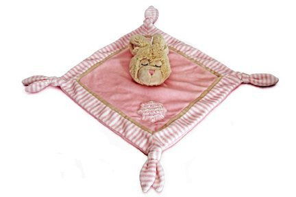 Keel Toys Sleepy Shore Comforter Blanket 30cm - Pink - hanrattycraftsgifts.co.uk