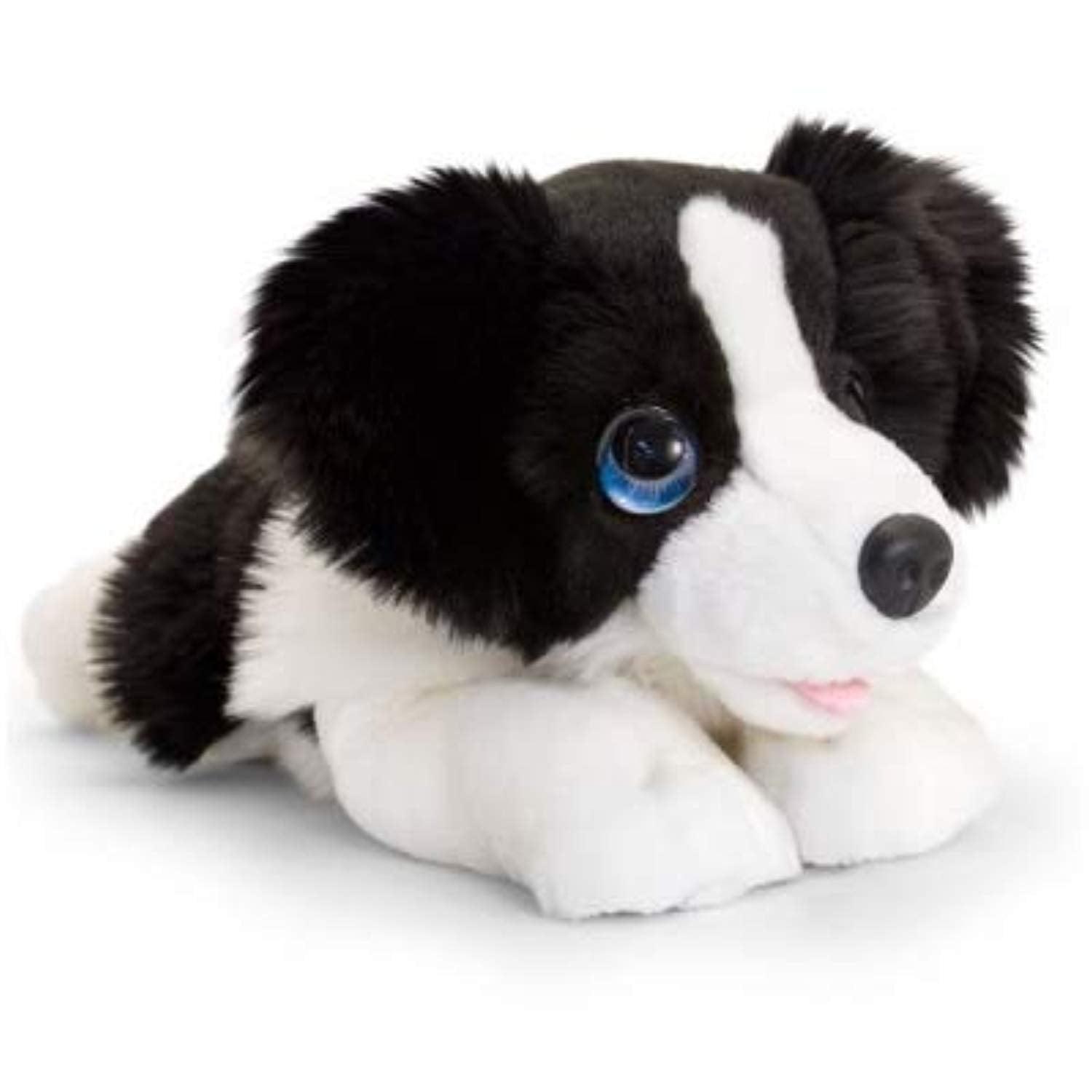 Keel ToysSoft Toy, border collie  Black, White - hanrattycraftsgifts.co.uk