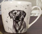 The Leonardo Collecton  Man's Best Friend Porcelain Mug with Black Labrador