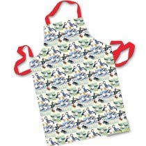 Emma Ball PUFFIN COTTON APRON - hanrattycraftsgifts.co.uk