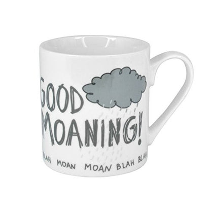 Novelty Mug - Good Moaning - Funny Office Gift For Him Her Xmas Humour - hanrattycraftsgifts.co.uk