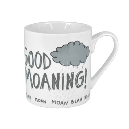 Novelty Mug - Good Moaning - Funny Office Gift For Him Her Xmas Humour - hanrattycraftsgifts.co.uk