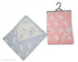 fine knit baby soft 100% cotton blanket - Sheep Pink - hanrattycraftsgifts.co.uk