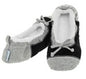 Womens Ladies Adult Colour Block Ballerina Snoozies Slippers Assorted Colours and Sizes - hanrattycraftsgifts.co.uk