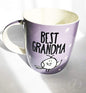 Eggcellent Purple Mug "Best Grandma" - hanrattycraftsgifts.co.uk