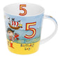 Rachel Ellen Design 5th Birthday Boys Mug - hanrattycraftsgifts.co.uk