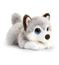 Keel Toys SD2520 Soft Toy Signature Cuddle Puppy Husky, Grey, White - hanrattycraftsgifts.co.uk
