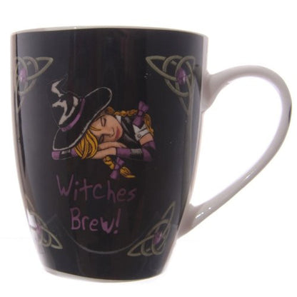Lisa Parker Witches Brew Bone China Mug - hanrattycraftsgifts.co.uk