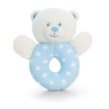 Keel Toys Baby Bear Ring Rattle - hanrattycraftsgifts.co.uk