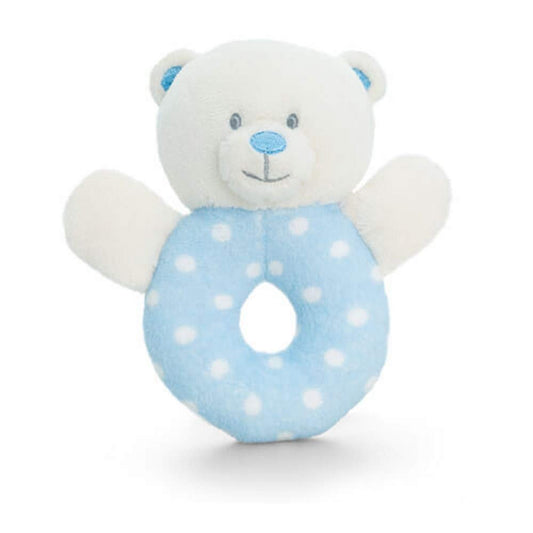 Keel Toys Baby Bear Ring Rattle - hanrattycraftsgifts.co.uk