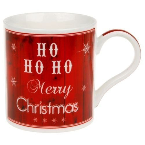 CHRISTMAS/XMAS HO HO HO MERRY CHRISTMAS FINE CHINA MUG IN PRESENTATION BOX - hanrattycraftsgifts.co.uk