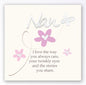 Nan - The Art of Arora Sentiment Wall Art Block - hanrattycraftsgifts.co.uk