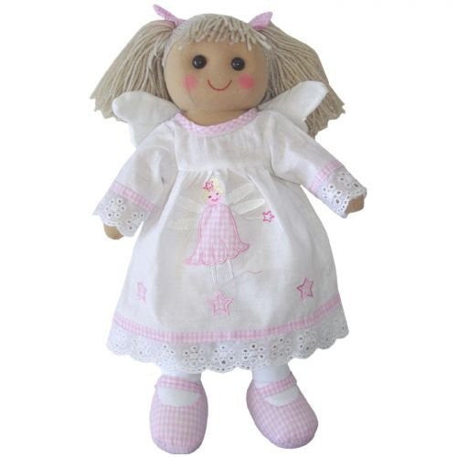 Handmade Angel Rag Doll - hanrattycraftsgifts.co.uk