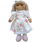 Handmade Floral Rag Doll - hanrattycraftsgifts.co.uk