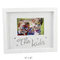 MDF Photo Frame with "The Kids" Cut out mount White - hanrattycraftsgifts.co.uk