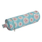 Hobby Gift Cameo Floral Design Yarn & Needle Holder Bag on Blue (14 x 14 x 44cm) - hanrattycraftsgifts.co.uk