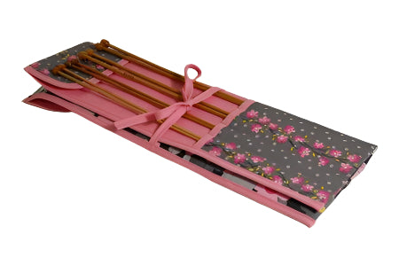 knitting needles bamboo 8 pairs roll daisy mae - hanrattycraftsgifts.co.uk