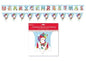 Pack Of Festive Season Father Christmas Hanging Party Banner & Bunting Decoration - hanrattycraftsgifts.co.uk