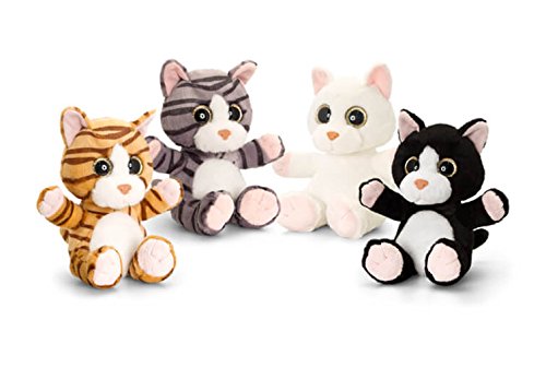 keel toys sparkle eye cats 20cm one at random - hanrattycraftsgifts.co.uk