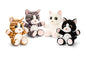 keel toys sparkle eye cats 20cm one at random - hanrattycraftsgifts.co.uk