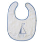 Handmade Blue Sailing Boats Towelling Bibs (pack of 3) - hanrattycraftsgifts.co.uk