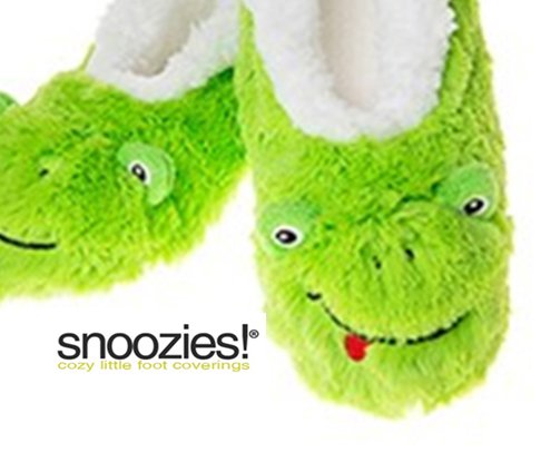 Snoozies Childrens Animal Soft Sherpa Fleece Fluffy Slippers - hanrattycraftsgifts.co.uk