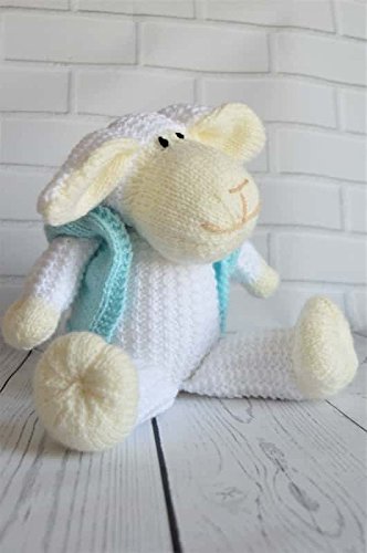 KNITTING PATTERN Mouton the Sheep Soft Toy From Knitting by Post - hanrattycraftsgifts.co.uk