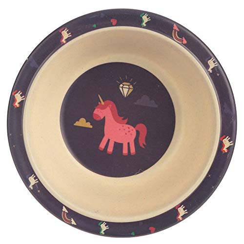 Puckator - Unicorn Eco-Friendly Biodegradable Bamboo Plate/Cutlery Set - hanrattycraftsgifts.co.uk